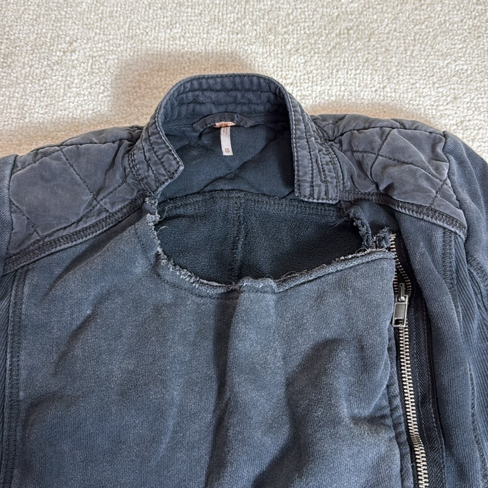 Free People Charcoal Jacket - Picture 4 of 8